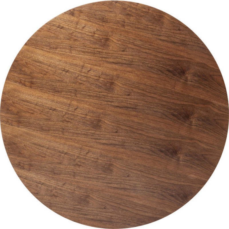 Table Top Invitation Round Walnut Ø120cm